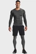 Чоловічі сірі тайтси UA HG Armour Leggings Under Armour XL 1361586-090 - изображение 4