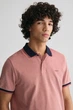 Чоловіче рожеве поло 4-COL OXFORD SS PIQUE Gant M 2057029 - изображение 4