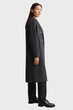 Жіноче сіре вовняне картате пальто CHECKED HANDSTITCHED COAT Gant L 4751150 - изображение 3