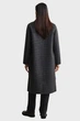 Жіноче сіре вовняне картате пальто CHECKED HANDSTITCHED COAT Gant L 4751150 - изображение 4