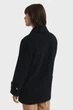 Жіноче чорне вовняне пальто LENGTH Gant M 4700390 - изображение 3