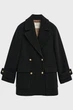 Жіноче чорне вовняне пальто LENGTH Gant M 4700390 - изображение 7