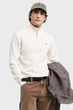 Чоловіча біла вовняна кофта SUPERFINE LAMBSWOOL HALF ZIP Gant XL 87213 - изображение 1