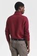 Чоловіча бордова кофта CASUAL COTTON HALF ZIP Gant XL 8030170 - изображение 3