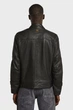Чоловіча чорна шкіряна куртка Biker G-Star RAW M D27137,B508 - зображення 3