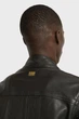 Чоловіча чорна шкіряна куртка Biker G-Star RAW M D27137,B508 - зображення 4