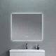 Зеркало Qtap Taurus (TA1) 1000×800 мм с LED-подсветкой Touch, с антизапотеванием, с диммером, рег. темп. цвета (3000-6500K) - изображение 8
