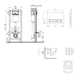 Комплект для ванной комнаты: подвесной унитаз Crow Ultra Quiet 520×360×290 + комплект инсталляции (QT05335172W48181) - изображение 2