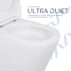 Унитаз-компакт Qtap Scorpio безободковый Ultra Quiet с сиденьем Soft-close QT14222125AUQW - изображение 4
