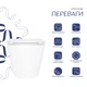 Унітаз підвісний Qtap Swan безободковий Ultra Quiet з сидінням Soft-close QT16335179W - зображення 3