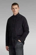 Чоловіча чорна вельветова картата сорочка Workwear Panel G-Star RAW S D23560,D413 - зображення 2