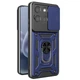 Чехол Fiji Camera Defence для Motorola G86 Power бампер с защитой камеры и подставкой Dark Blue - изображение 1