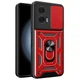 Чехол Fiji Camera Defence для Motorola Edge 50 Fusion бампер с защитой камеры и подставкой Red - изображение 1