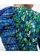 Топ жіночий XS з довгими рукавами ZARA з драпірованим принтом - зображення 5