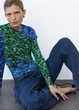Топ жіночий XS з довгими рукавами ZARA з драпірованим принтом - зображення 7
