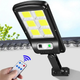 Вуличний ліхтар на сонячній батареї + пульт, Solar Light BL BK120-6COB / Світильник з датчиком руху (L) - изображение 2