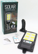 Вуличний ліхтар на сонячній батареї + пульт, Solar Light BL BK120-6COB / Світильник з датчиком руху (L) - изображение 10