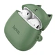 Навушники HOCO EW45 TWS Bluetooth 5.3, бездротові, дитячий кейс Cat, сенсорне керування, до 20 год роботи, зелені - зображення 1