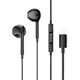 Навушники HOCO M111 Primero Lightning, дротові вакуумні, з мікрофоном і пультом, для iPhone, чорні - зображення 1