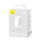 Мережевий зарядний пристрій Baseus GaN5 Pro 40W, USB-C + USB-A, PD швидка зарядка, компактний GaN адаптер для смартфонів, планшетів і ноутбуків, білий - зображення 2