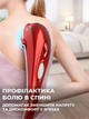 Ручной массажер для тела UFT Dolphin MS1 Red с тремя насадками - изображение 5