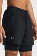 Чоловічі чорні шорти UA LAUNCH 5'' 2-IN-1 SHORT Under Armour XXL 1382640-001 - изображение 4