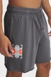 Чоловічі сірі шорти UA Rival TerryLogo8inShort Under Armour MD 1390147-025 - изображение 4