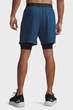 Чоловічі темно-сині шорти UA Vanish Woven 2in1 Sts Under Armour LG 1373764-498 - зображення 3