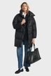 Жіночий чорний пуховик RELAXED Gant S 4751159 - изображение 4