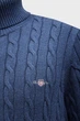 Чоловічий синій светр COTTON CABLE Gant XXL 8050607 - изображение 3