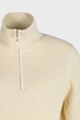 Жіноча бежева кофта COTTON TEXTURED HALF-ZIP Gant XS 4805410 - изображение 3