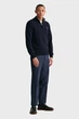 Чоловіча темно-синя вовняна кофта SUPERFINE Gant M 87213 - изображение 2