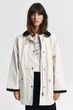 Жіноча біла парка CONTRAST COLLAR SALING JACKET Gant S 4700375 - изображение 1