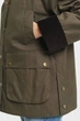 Жіноча темно-зелена вощана куртка WAXED COTTON BARN Gant M 4700382 - изображение 6