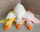 Мягкая игрушка-подушка Гусь 90 см с пледом 105×190 см, Гусь-обнимусь розовый 3в1 - изображение 9