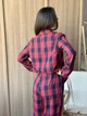 Жіночий піжамний комплект у клітинку "Глен" (сорочка+штани) COSY 2XL Червоний (cosy4841068s5) - зображення 3