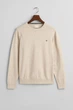 Чоловічий бежевий джемпер CLASSIC COTTON C-NECK Gant XXL 8030561 - изображение 5