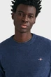 Чоловічий синій джемпер CLASSIC COTTON Gant M 8030561 - изображение 4