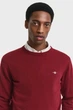 Чоловічий червоний вовняний джемпер SUPERFINE Gant M 87211 - изображение 4