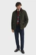Чоловіча темно-зелена куртка QUILTED FLEECE Gant XL 7006545 - изображение 2