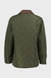 Чоловіча темно-зелена куртка QUILTED FLEECE Gant XL 7006545 - изображение 9