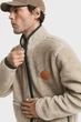 Чоловіча бежева куртка FLEECE Gant S 2067086 - изображение 4