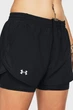 Жіночі чорні шорти UA Fly By 2-in-1 Shorts Under Armour XS 1382440-001 - зображення 4