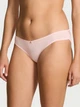 Трусики из эластичного хлопка с кружевом Victoria's Secret Stretch Cotton Heart Lace Hiphugger Panty Л розовые (27187007) - изображение 1