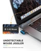 Симулятор компьютерной мыши SeenDa DK16 Jiggler Mouse, 2.4Ghz, 3 режима, RGB индикатор, Black - изображение 5