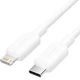 Кабель USB 2.0 Type-C M-Lightning M, 1.0 м, PD 27W, PVC, білий Vention - зображення 2