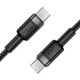 Кабель USB 2.0 Type-C M-M, 1.2 м, 60W aluminum alloy Чорний, C22-03 Acefast - изображение 2