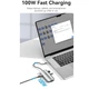 Док-станція USB3.1 Type-C --> HDMI 60Hz/USB 3.0x3/PD 100W 5-in-1 Vention - изображение 5
