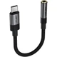 Перехідник USB-C --> 3.5 mm 15cm audio converter J12 Acefast чорний - зображення 2