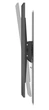 Кронштейн для ТВ AGN AGN100-690T з нахилом/43"-100"/75 кг/max.VESA 900x600/Чорний - зображення 6
